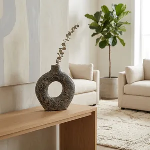 COVEDALE BLACK VASE 11 (IN) 2