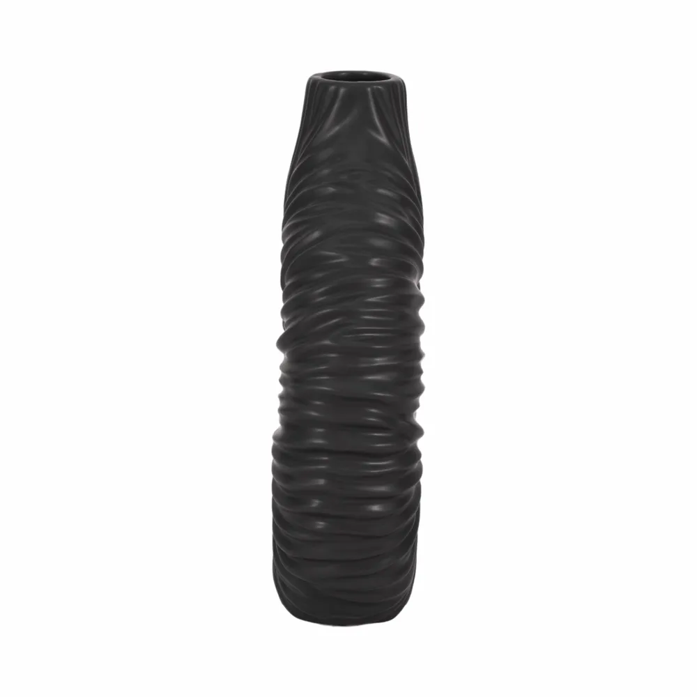 CANTONGATE BLACK VASE 12 (IN)