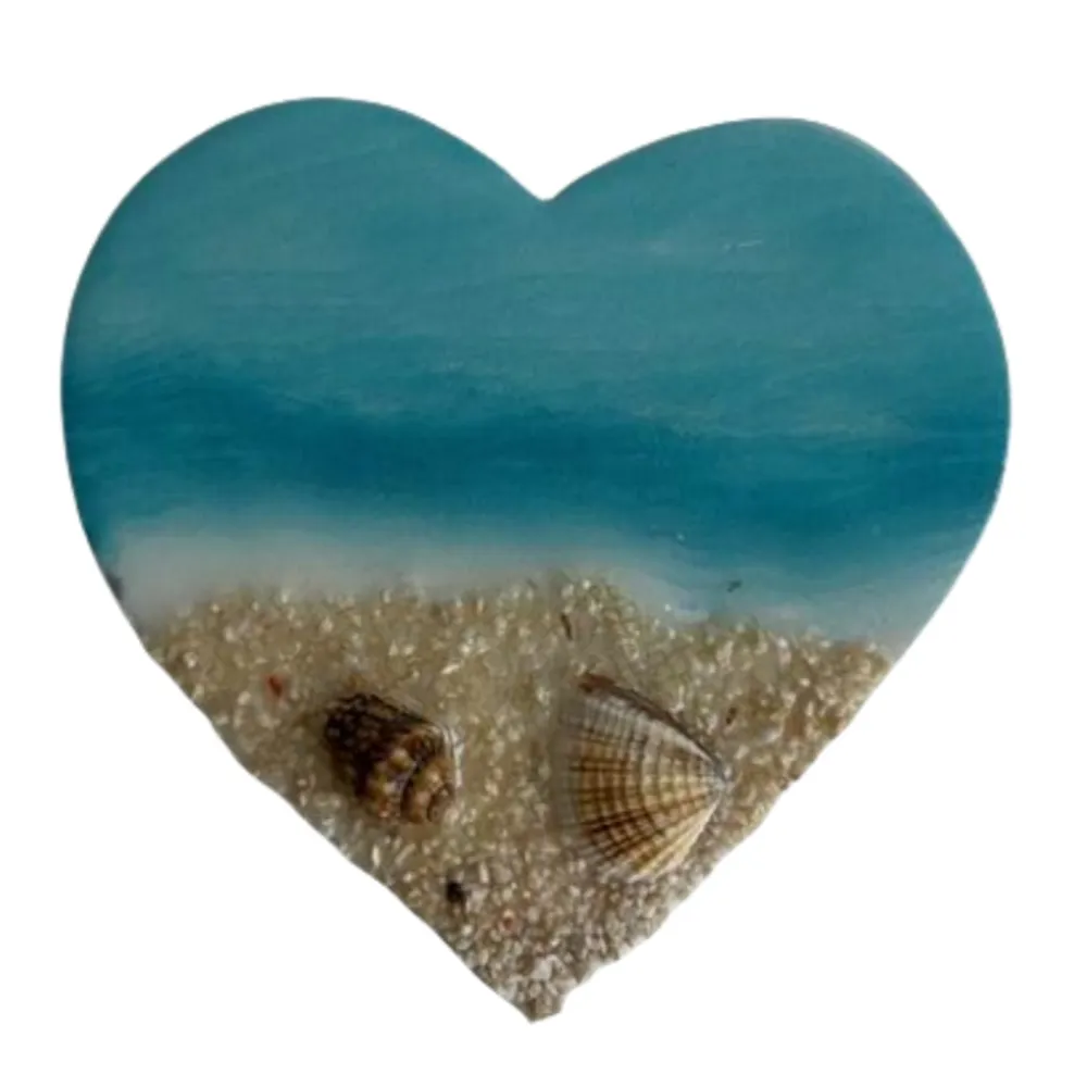 3" HEART MAGNET