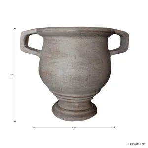 ALDENWORTH BROWN VASE 12 (IN) 9