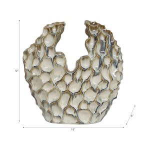 GILBERTBURN IVORY VASE 12 (IN) 7