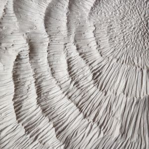 DENVERTON SET OF 8 WHITE WALL SCULPTURES 14 (IN) 8