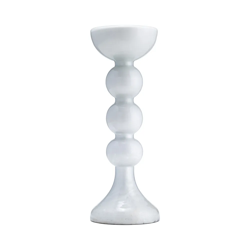 BECKETTOAK CLEAR CANDLE HOLDER 15 (IN)