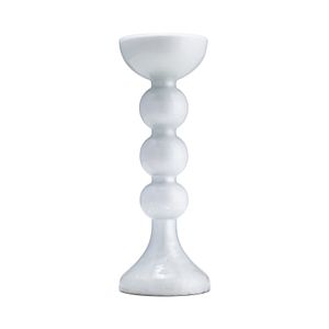 BECKETTOAK CLEAR CANDLE HOLDER 15 (IN) 1