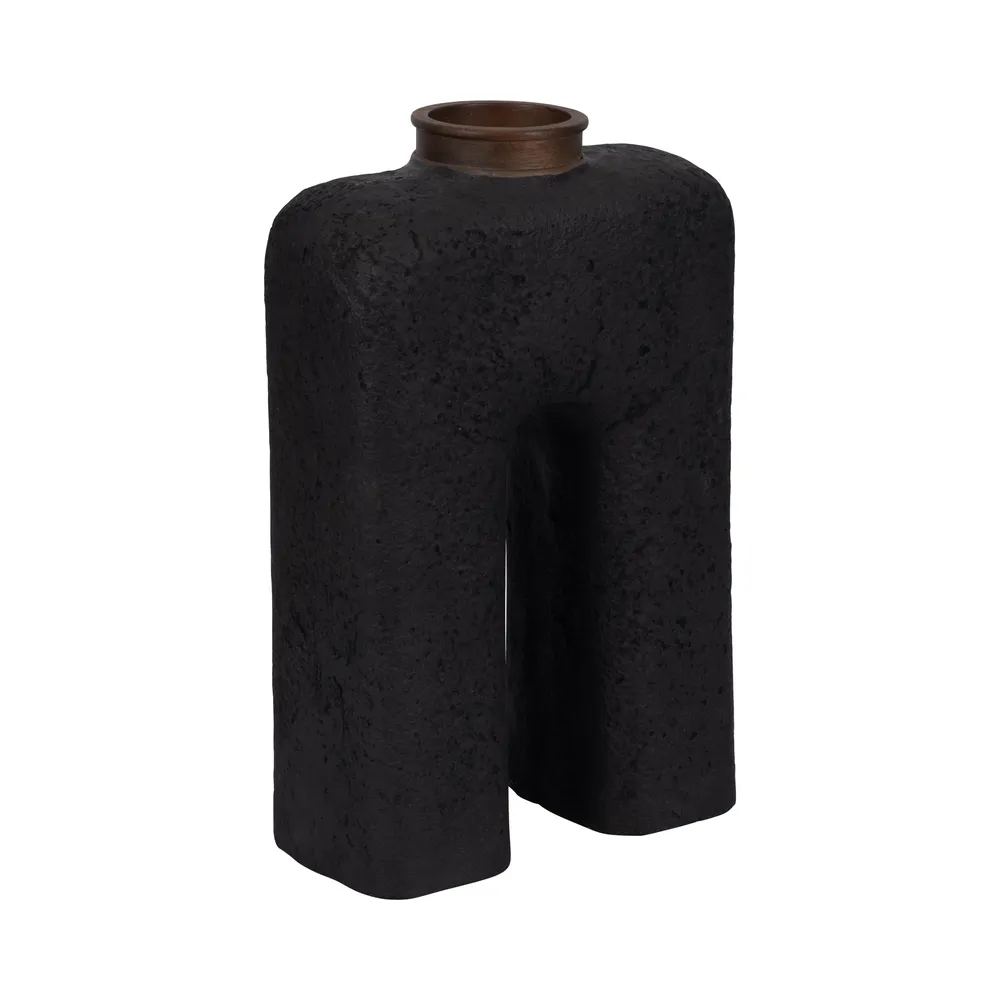 ROLANDCREST BLACK VASE 15 (IN)