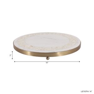 HALDENPARK WHITE TRAY 2 (IN) 9