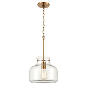 Lola 11'' Wide 1-Light Mini Pendant - Satin Brass 1