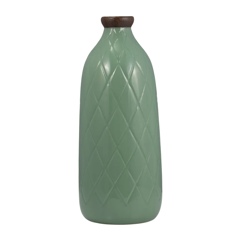 EMMONSFORD GREEN VASE 16 (IN)