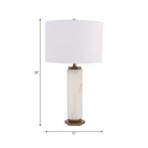 BRYNBROOK WHITE LAMP 28 (IN) 8
