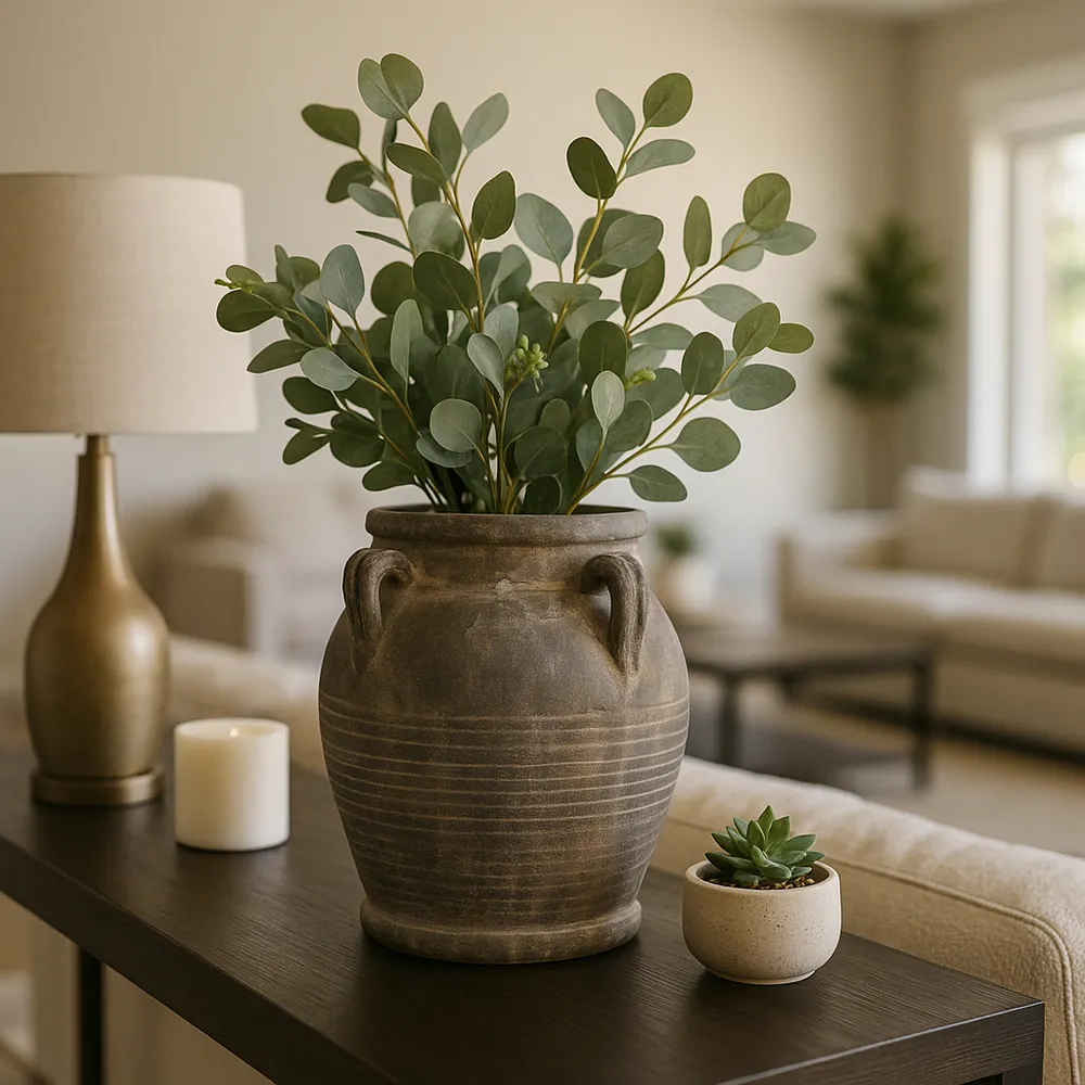 COHENWAY BROWN VASE 10 (IN)