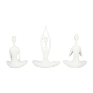 HUNTERHAM SET OF 3 WHITE DECOR 10 (IN) 5