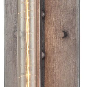 Laboratory 20'' High 1-Light Sconce - Weathered Zinc 4