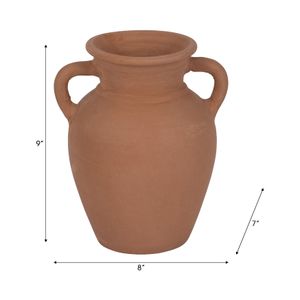 CARLINROSE BROWN VASE 10 (IN) 10