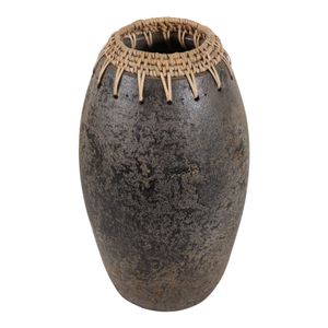 BYRONHOLM BLACK VASE 13 (IN) 6