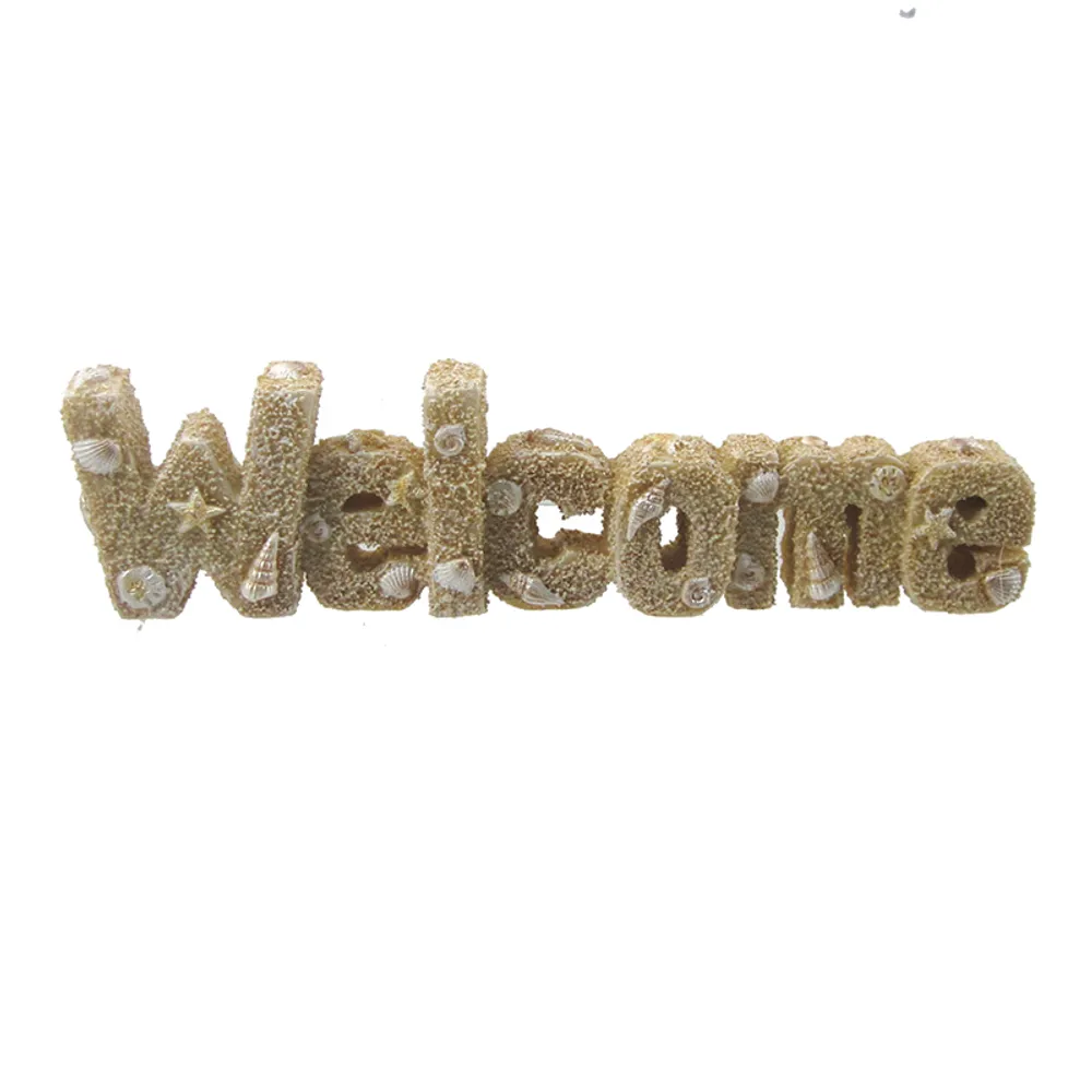 6" WELCOME WORD ART