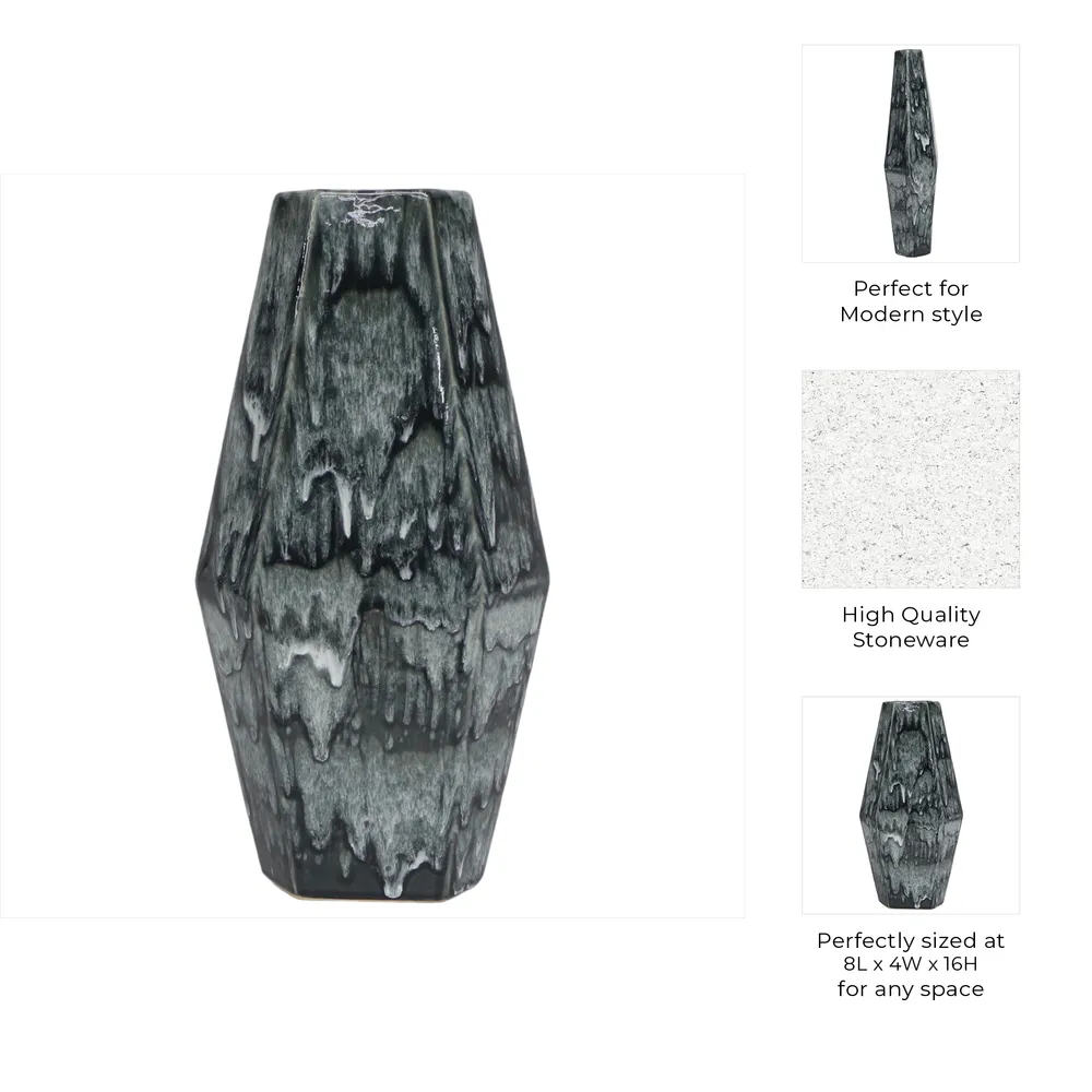 EASTONBURN GREEN VASE 16 (IN)