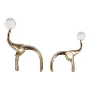 GROVERPARK SET OF 2 GOLD DECOR 9 (IN) 5
