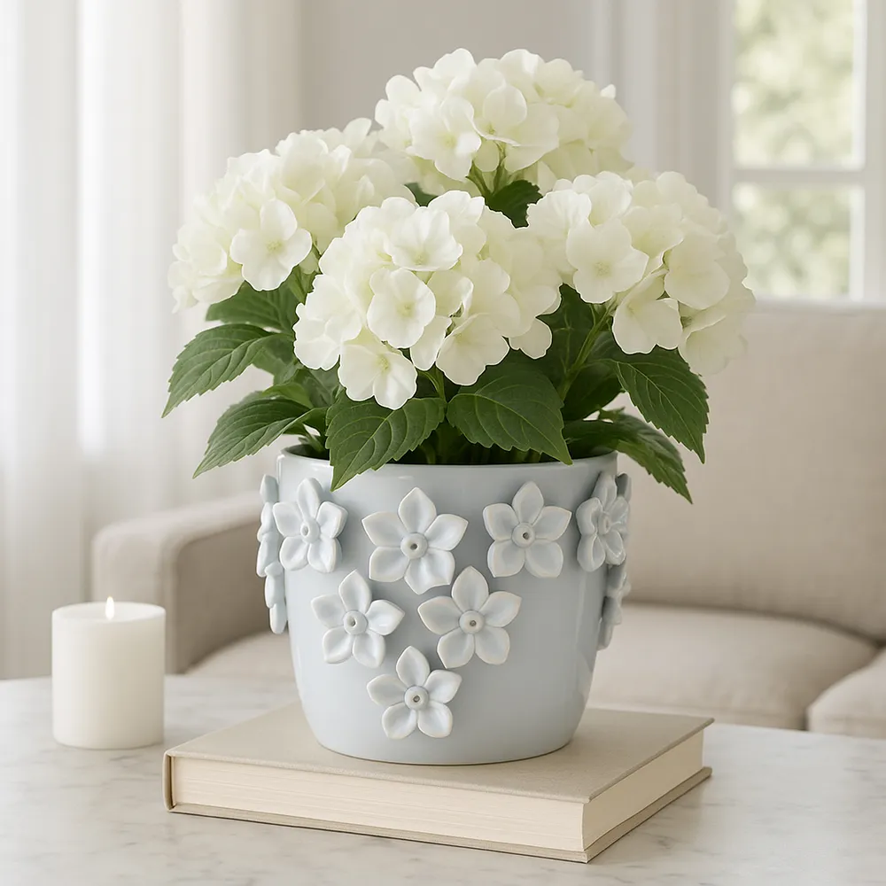 ELWINCROSS WHITE PLANTER 7 (IN)