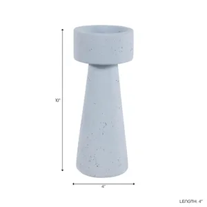 CARLIN BLUE CANDLE HOLDER 10 (IN) 8