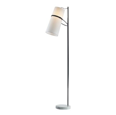 Banded Shade 70″ High 1-Light Floor Lamp - Matte Black
