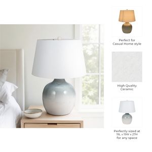 NASHHAM BLUE LAMP 27 (IN) 8