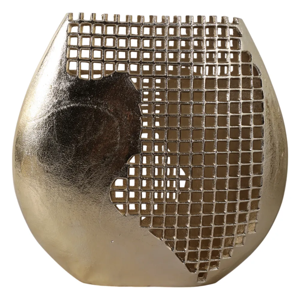 BRUNOFORD GOLD VASE 14 (IN)