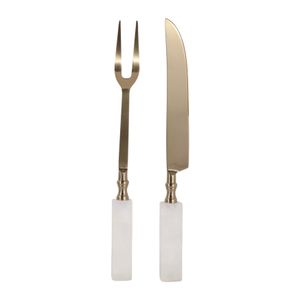 ELMCLIFF SET OF 2 WHITE SERVEWARE 1 (IN) 5