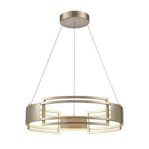 Fashionista 24'' Wide Integrated LED Chandelier - Bronze 1
