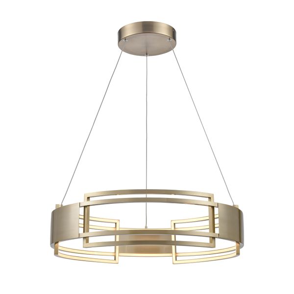 Fashionista 24'' Wide Integrated LED Chandelier - Bronze