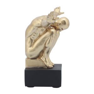 FINNCREST SET OF 2 GOLD BOOKENDS 6 (IN) 5