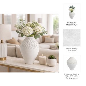 GARTONWAY IVORY VASE 13 (IN) 10