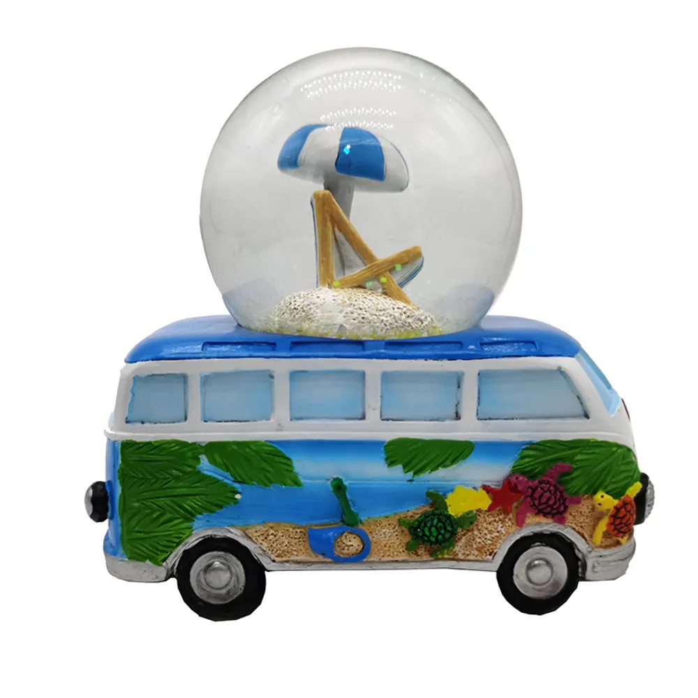 65MM BLUE SURF VAN WATER GLOBE
