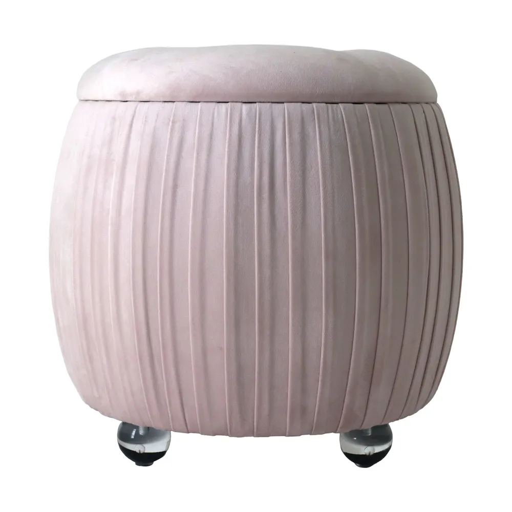 HENLEYFORD PINK STOOL 18 (IN)