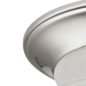 Fluor 12'' Wide 1-Light Flush Mount - Brushed Nickel 3