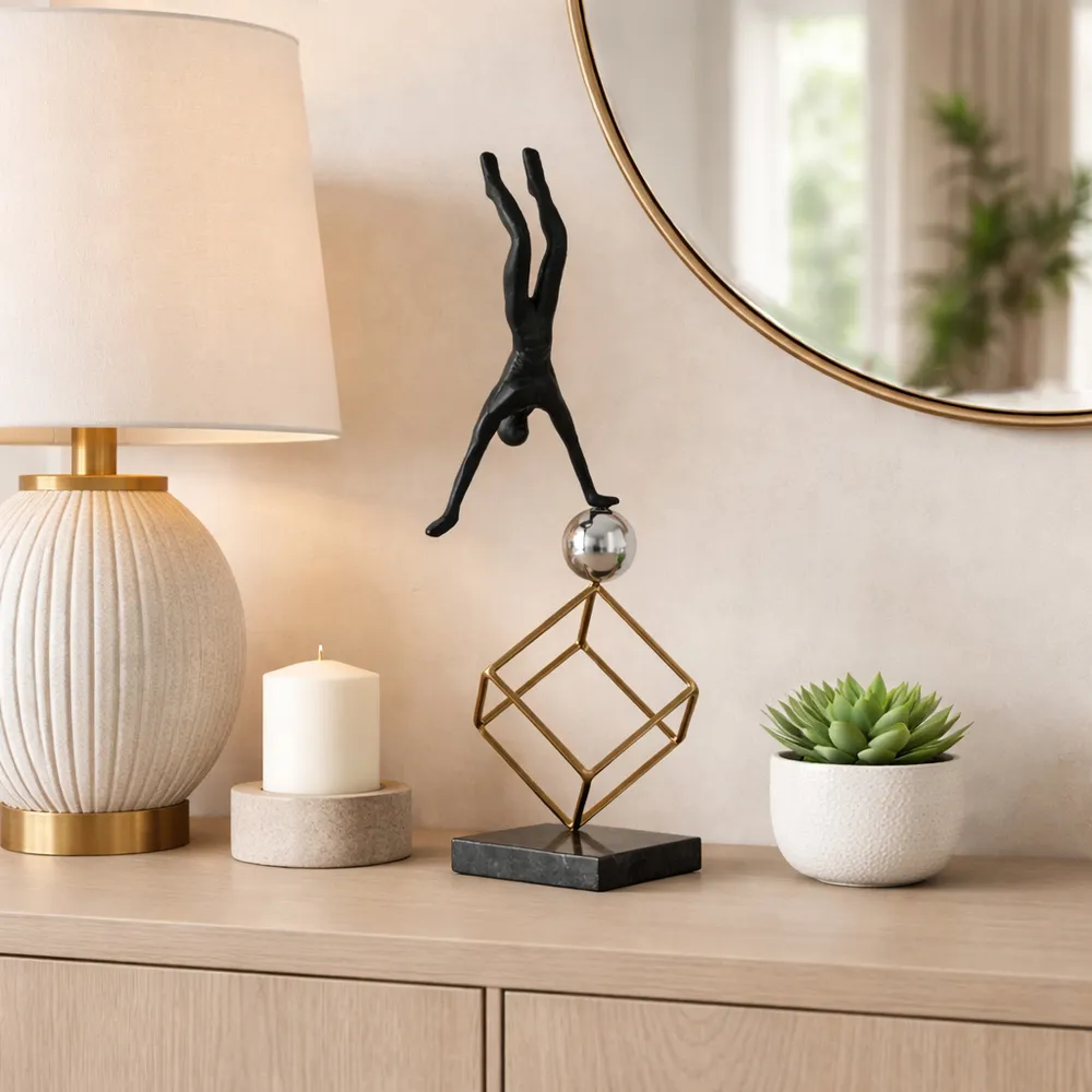ASHSIDE BLACK DECOR 19 (IN)