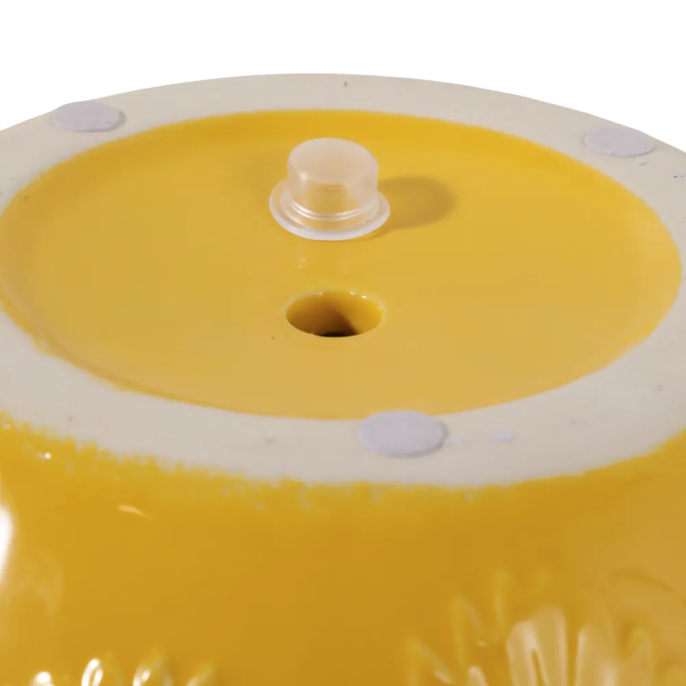 BRONSONRUN SET OF 2 YELLOW PLANTER 7 (IN)
