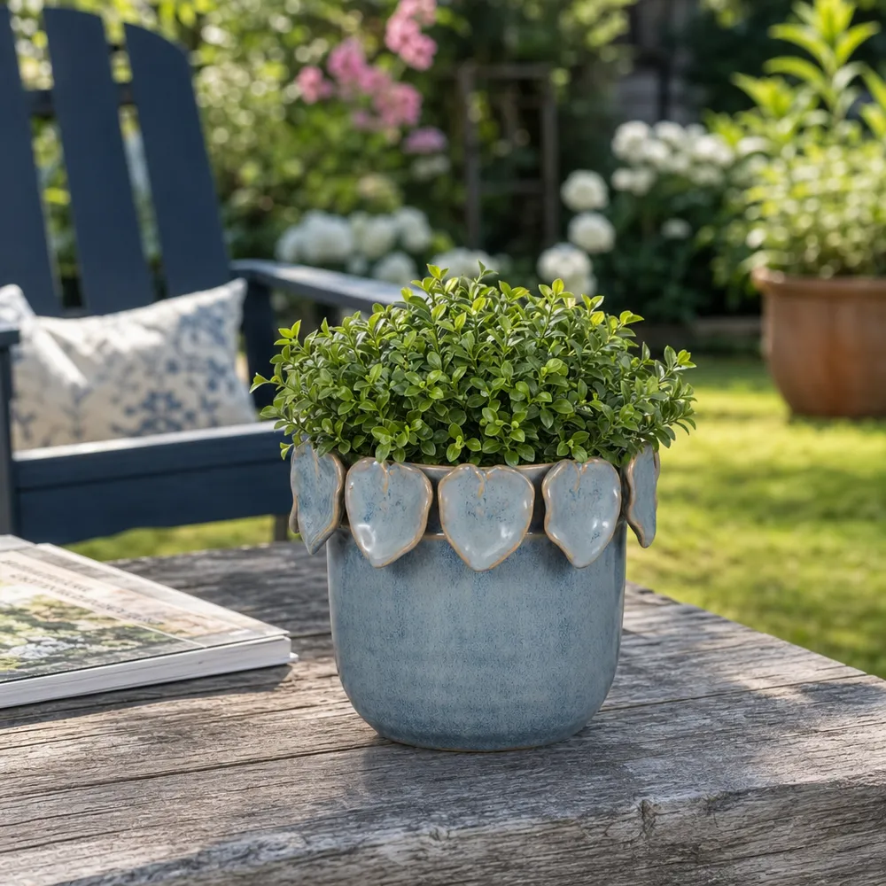 SLATERCLIFF BLUE PLANTER 6 (IN)