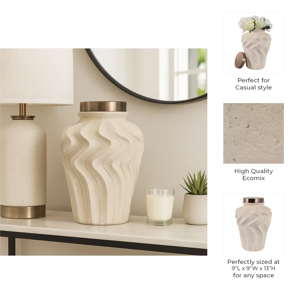 DEXTERMILL CREAM JAR 13 (IN)