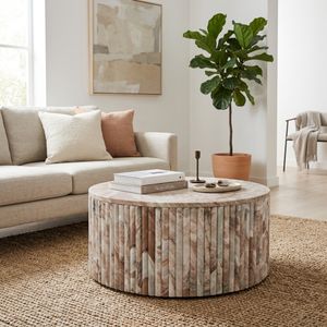 BRAMCLIFF BROWN COFFEE TABLE 14 (IN) 11