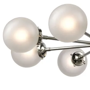 Boudreaux 36″ Wide 8-Light Chandelier - Polished Nickel 3