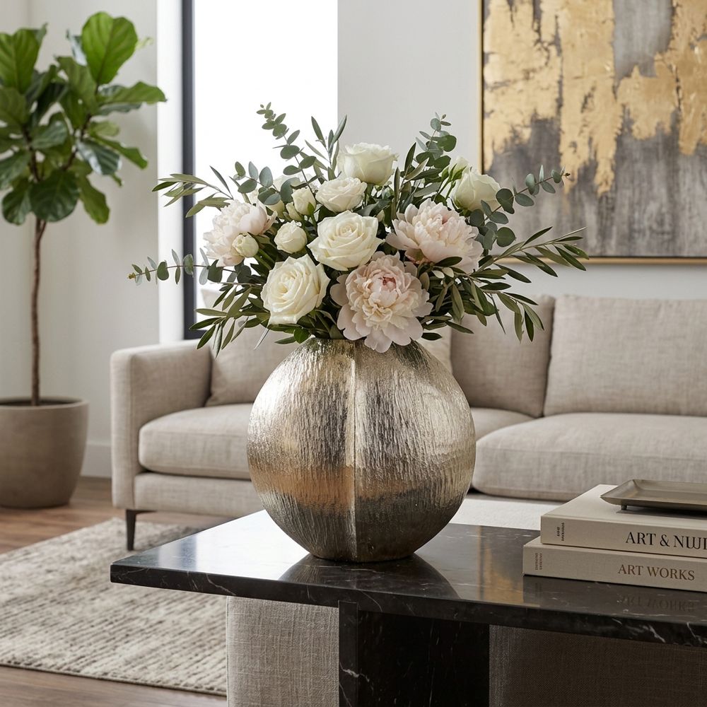ARLOWMOOR GOLD VASE 11 (IN)