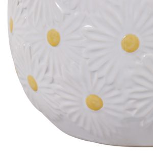 BRONSONRUN SET OF 2 WHITE PLANTER 7 (IN) 6