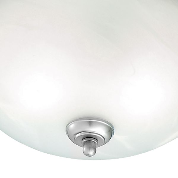 Harmony 14'' Wide 2-Light Flush Mount - Brushed Nickel