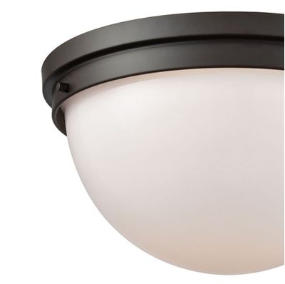 Beckett 14'' Wide 2-Light Flush Mount - Oil Rubbed Bronze