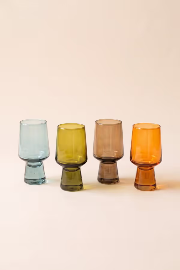 Set of 4 Solid Base Tumblers