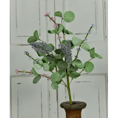 Lavendar Eucalyptus 18in Pick