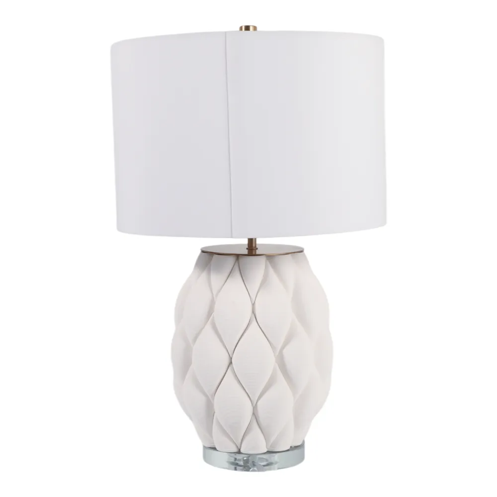 GRANGERMILL IVORY LAMP 24 (IN)