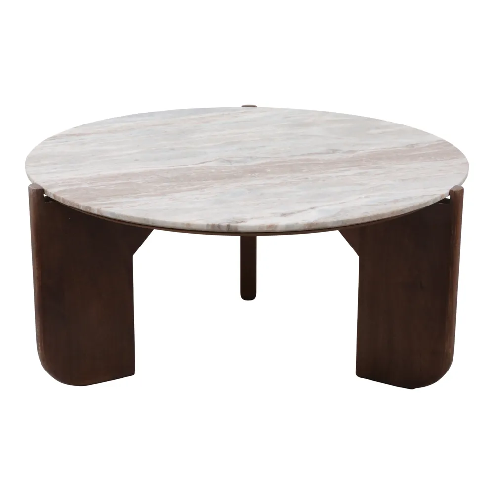 RHEAWAY TAN COFFEE TABLE 17 (IN)