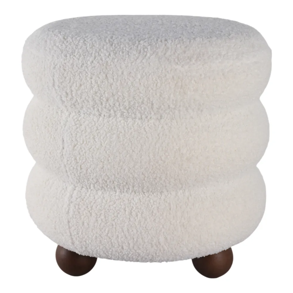 BLAINERIDGE IVORY OTTOMAN 18 (IN)