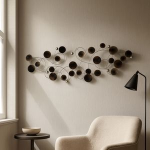 SOLLAKE SILVER METAL WALL 18 (IN) 11